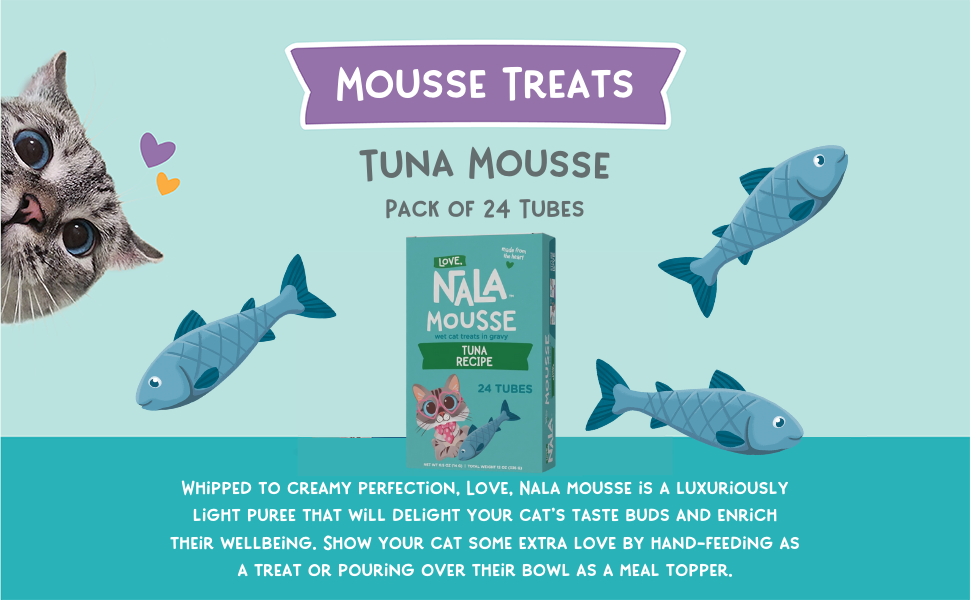 Pack of 24 Tubes Tuna Mousse Treats recipes