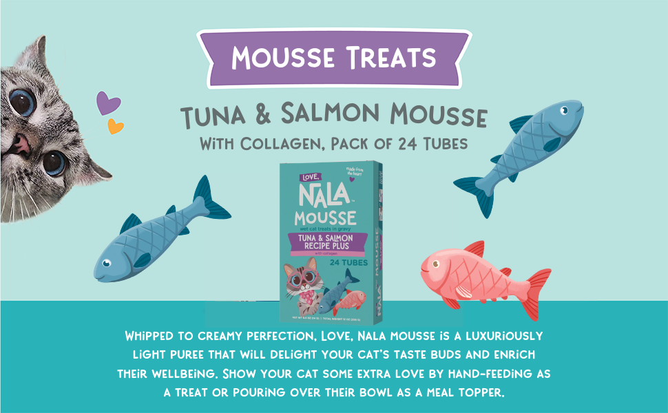 tuna and salmon mousse treats pack of 24