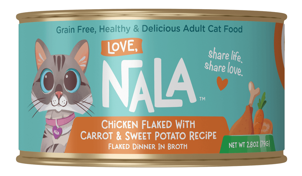 Love, Nala chicken flaked with carrot and sweet potato recipe