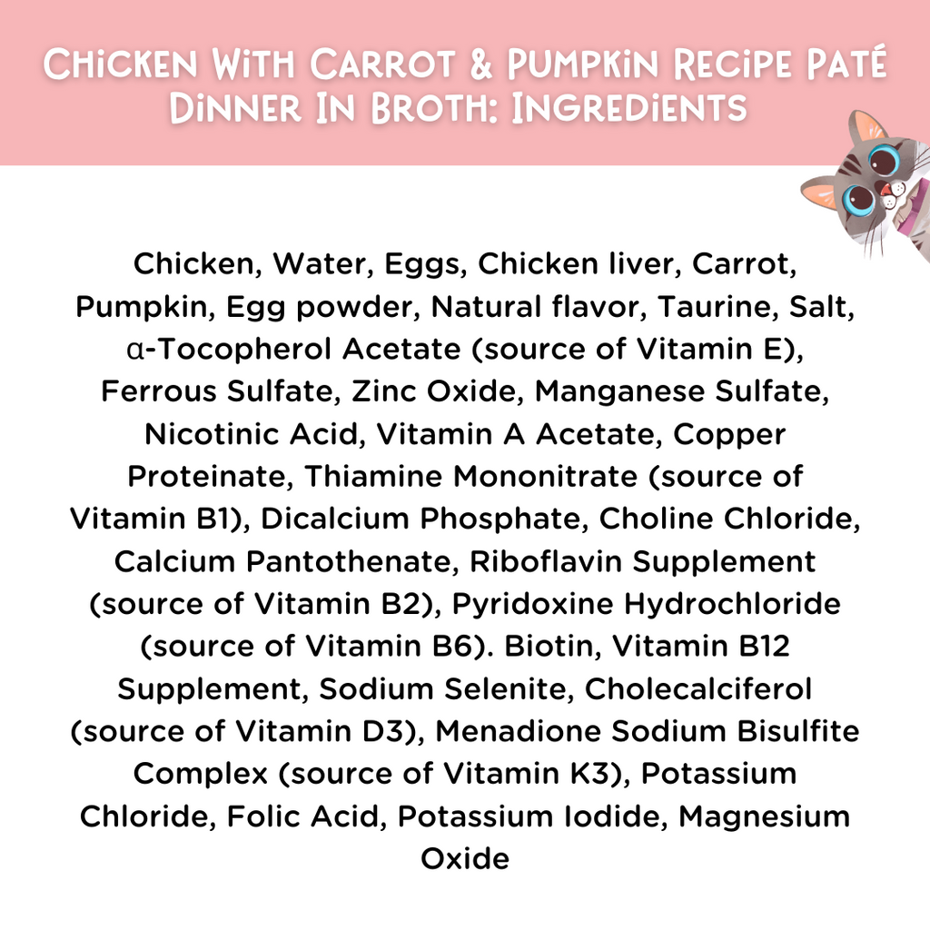 chicken with carrot and pumpkin ingredients