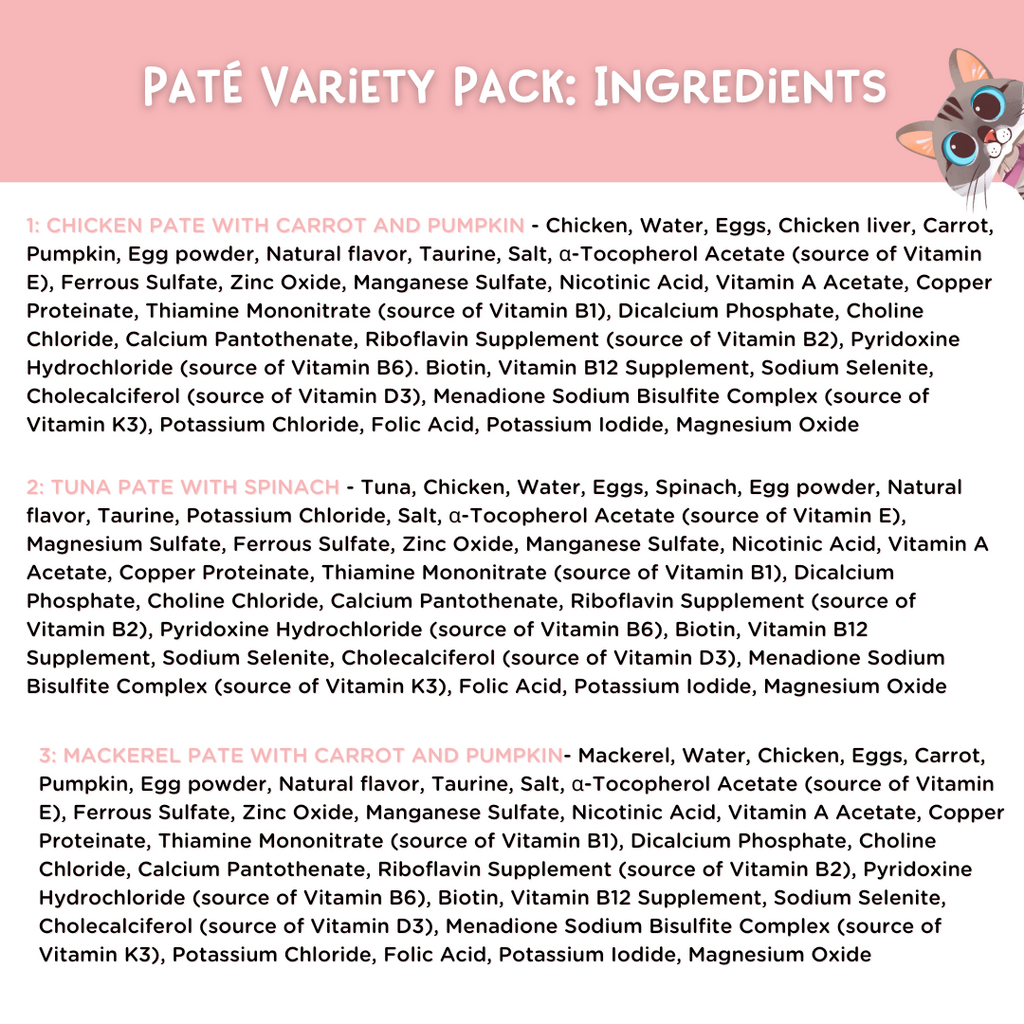 Paté Variety Pack, 2.8-oz