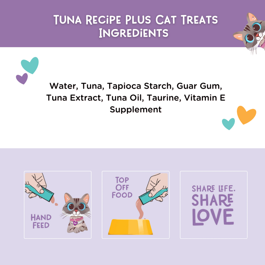 Pack of 24 Tubes Tuna Mousse Treats Plus recipes