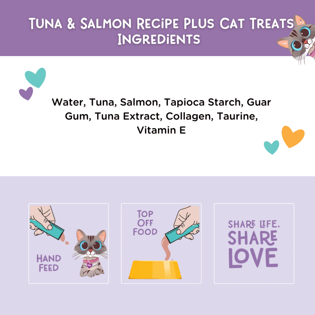 tuna and salmon recipe plus cat treats ingredients